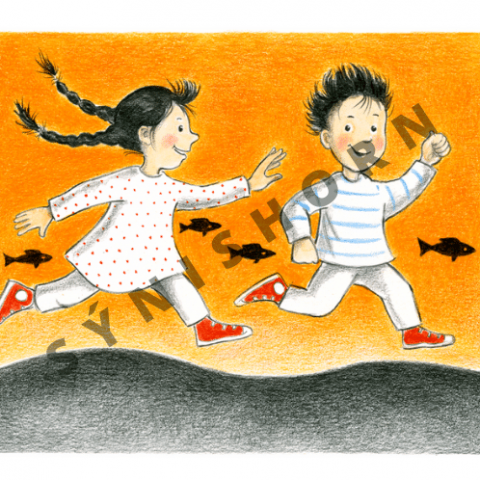 Stórfiskaleikur. Sigrún Eldjárn.