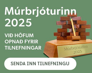 Múrbrjóturinn - viðurkenning Þroskahjálpar - opið fyrir tilnefningar