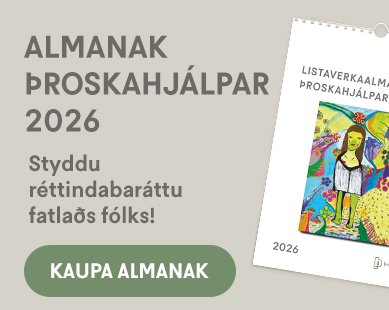 Listaverkaalmanak Þroskahjálpar 2026