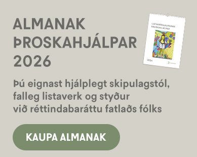 Listaverkaalmanak Þroskahjálpar 2026