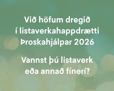 Listaverkaalmanak Þroskahjálpar 2026