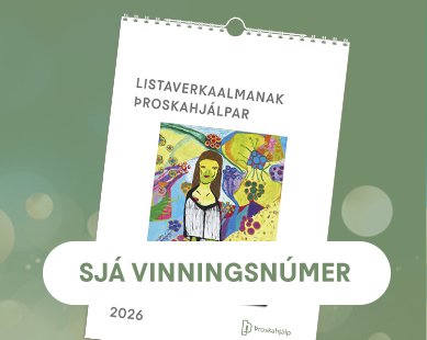 Listaverkaalmanak Þroskahjálpar 2026